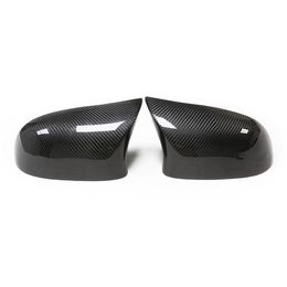 F15 F16 Koolstofvezelzijde achteruitkijk spiegelbedekking dops voor BMW X3 X4 X5 X6 F25 F25 F26 Auto -accessoires