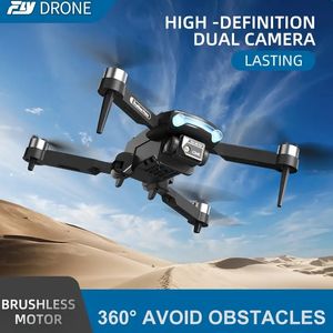 Drone F169 avec double caméra, moteur sans balais, flux optique, décollage à une touche, jouet Drone RC pour débutants