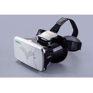 F17699 RITECH RIEM3 VR 3D lunettes de réalité virtuelle casque théâtre privé cinéma support de tête pour Smartphones gris argent