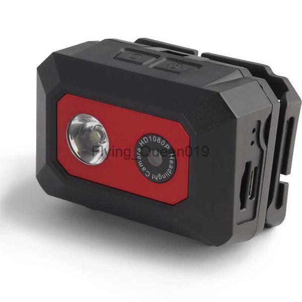 F18 Vision nocturne caméscope 1080P HD caméra de Sport en plein air SOS caméras d'action montées sur la tête casque enregistrement vidéo DVR Cam HKD230828
