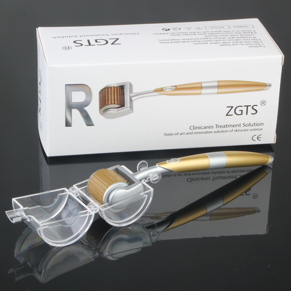 ZGTS derma roller 192 pins titanium microneedle with 1.0mm needle length for skin care derma roller