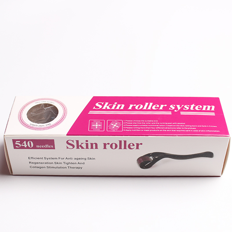 DRS 540 Micro Derma Roller Skin Rejuvenation Dermaroller Skin Beauty Stainless Steel 360 Degree Rotating head