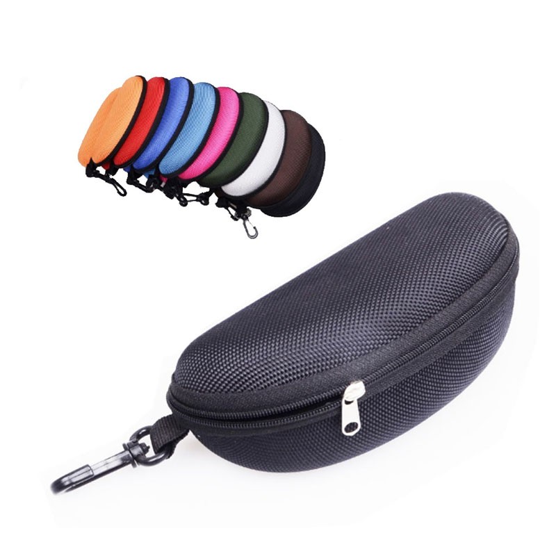 Sunglasses Reading Glasses Carry Bag Hard Zipper Box Travel Pack Pouch Case New238t