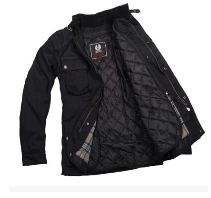 

Fall-2015 fashion waterproof jacket men trialmaster legend waxed jacket i am legend roadmaster New waxed jackets Tourist Trophy, Black