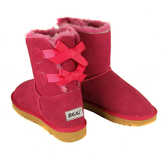 DORP SHIPPING 2018 wholesale! New Fashion Australia classic tall BGG winter boots real leather Bowknot women's snow boots shoes with gift