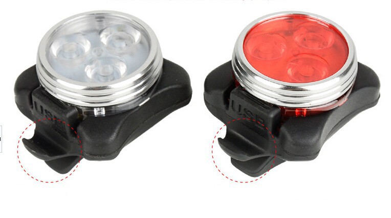 

Promotion! 4 Modes Waterproof Clip-On Bicycle Rear Light USB Charging Taillight - 2 Colors Optional Lowest Price!