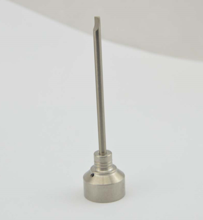 

Domeless Titanium nail titaniumTi Nail 14mm 18mm Male Female&Carb Cap Dabber Grade 2 VS Ceramic Nails Glass water pipe Pong