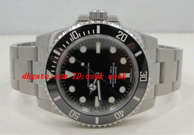 

Luxury Wristwatch New 114060 Sapphire Bezel Black Stainless Steel Bracelet Automatic Sport Mens Watch Men's Wrist Watches