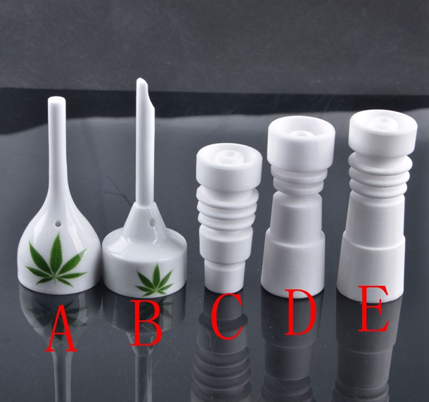 

14mm 18mm domeless Ceramic Nails Male & Female joint Ceramic carb cap ceramic nail VS titanium nail Quartz nail