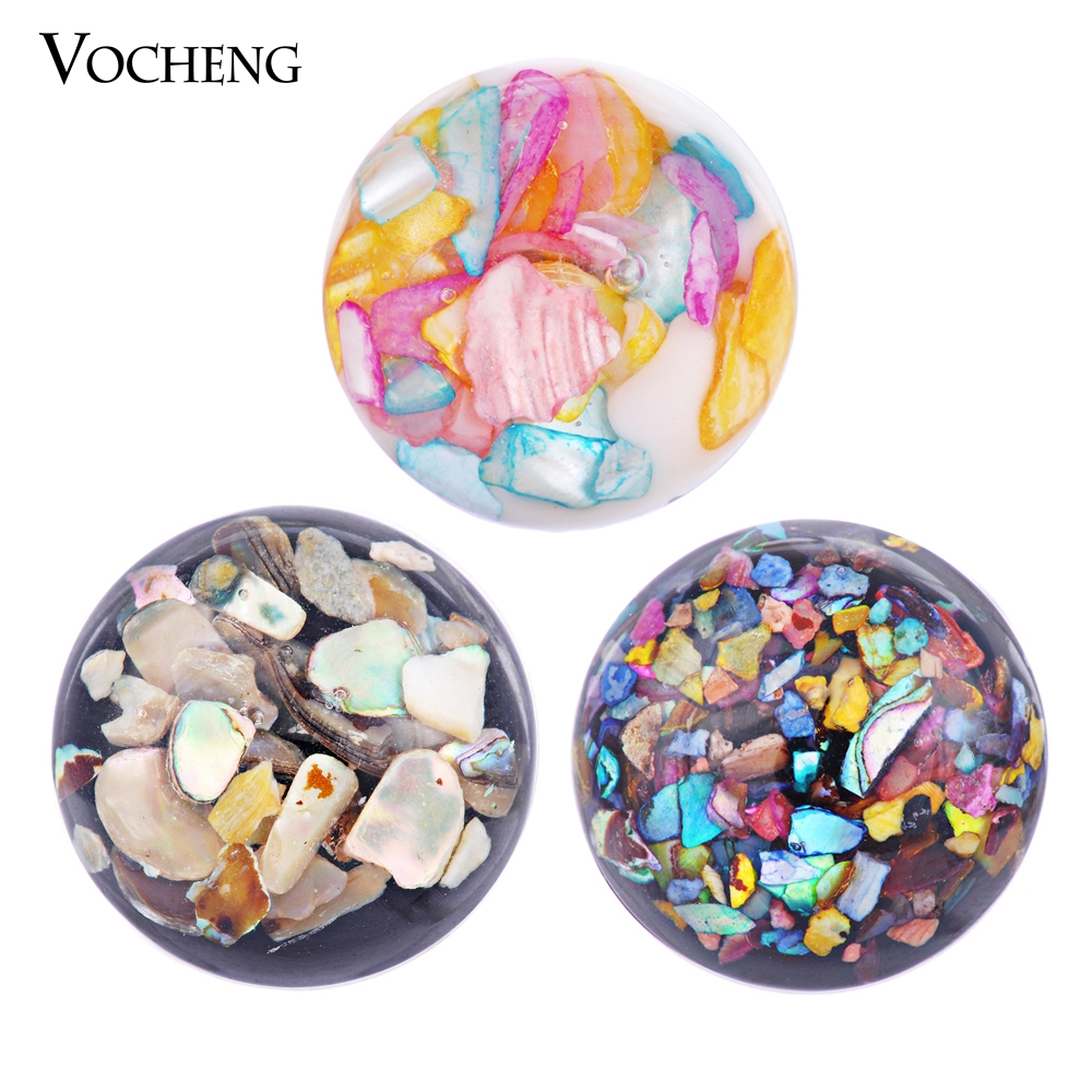 

Noosa 18mm Interchangeable Button Jewelry Resin Ginger Snap Jewelry VOCHENG (Vn-499)