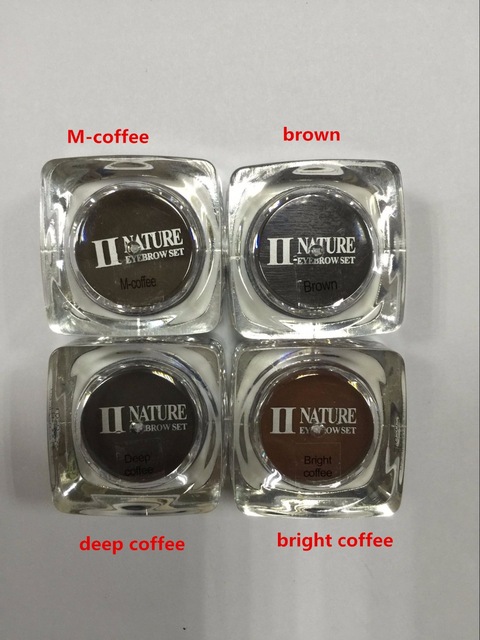 

Wholesale- PCD Tattoo Pigment Professional Permanent Makeup Ink Set For Tattoo Eyebrows Lips 4 Colors for Option
