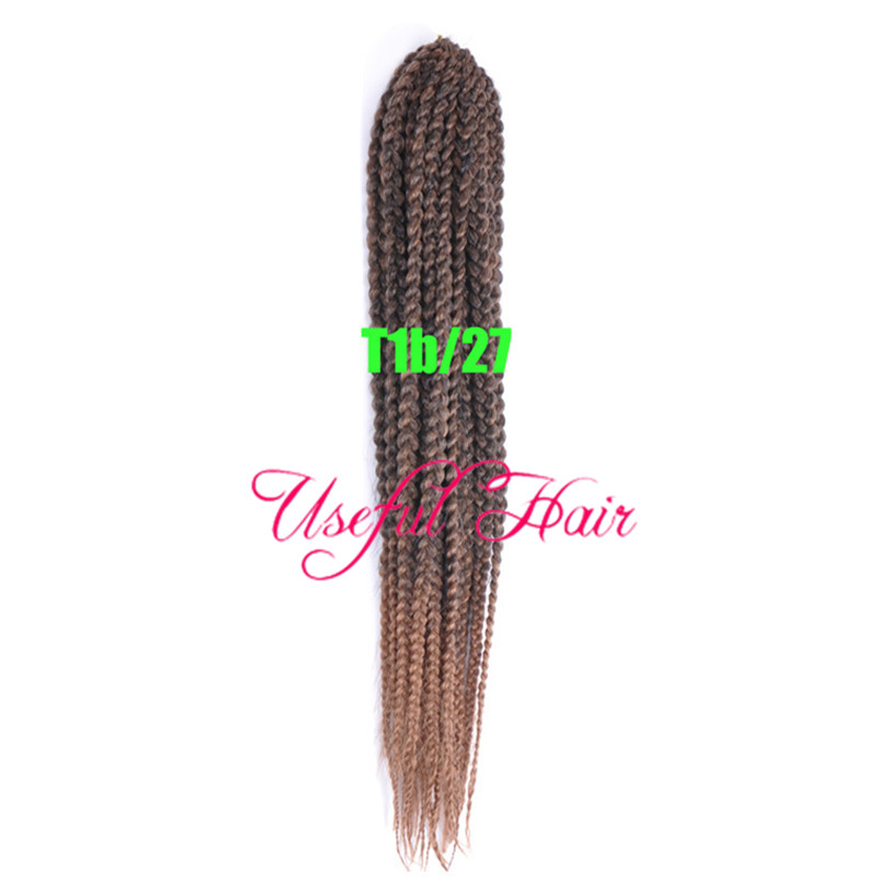 

CROCHET HOOKS GIFT 3s box braids twist synthetic braiding hair crochet braids hair extensions 24HOURS CUSTOMERS SERVICE jante collectioN, 1b+30