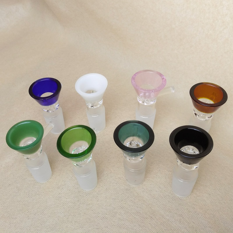 

Smoking Glass Bowl 14mm Other Arts and Crafts Male Joint Connection Color for Oil Rigs Glass Bongs
