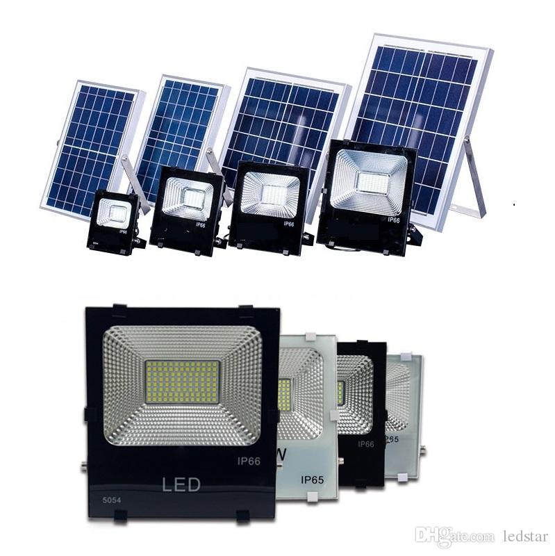 

40W 60W 100W Solar Outdoor LED Flood Lights Waterproof IP67 Lighting Floodlight Rechargable Battery Panel Power