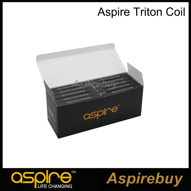 

Aspire Triton Coil Replacement Coil with Japanese Organic Cotton 0.3 0.4 1.8 ohm RBA Coil For Aspire Triton Tank Authentic