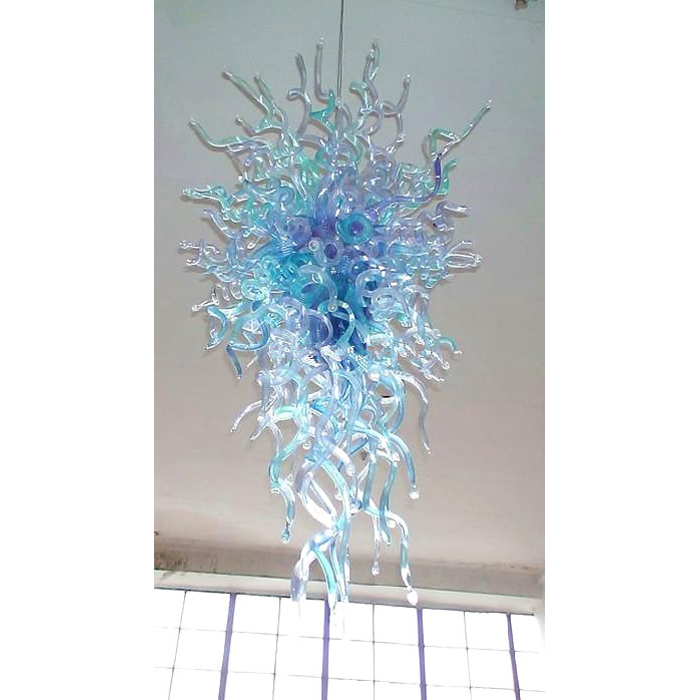 

Living room Decor Lamp Blown Glass LED Chandelier Light Modern Crystal Art Designed Handcraft Murano Pendant Lamps Chihuly Style Chandeliers