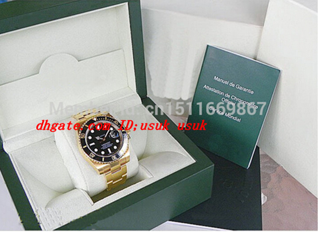 

Top Quality Luxury Wristwatch Sapphire 40mm BLACK DIAL CERAMIC BEZEL MODEL 116618 Automatic Mens Watch Men's Watches Original Box File