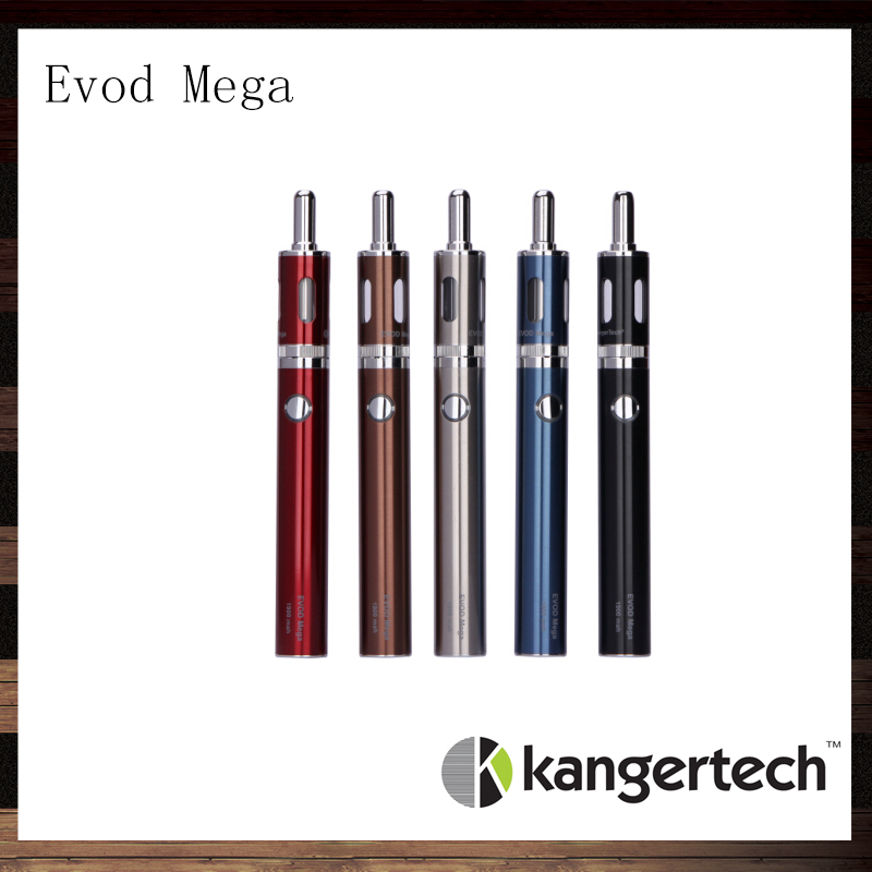 

Kanger Evod Mega Kit Kangertech Evod Mega E-cigarette Starter Kits With 2.5ml Atomizer 1900 mAh Battery 100% Original