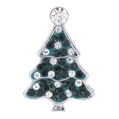 

NSB2390 Hot Sale Snap Jewelry Button For Bracelet Necklace 2015 Fashion DIY Jewelry Crystal Christmas Tree Design Alloy Snaps
