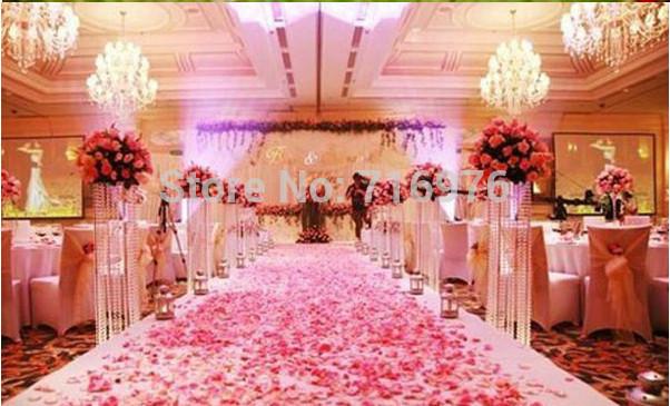 

Free shipping 1000pcs/lot Silk Rose Flower Petals Leaves Wedding Table Decorations Wholesale Pick color There are total 52 colors