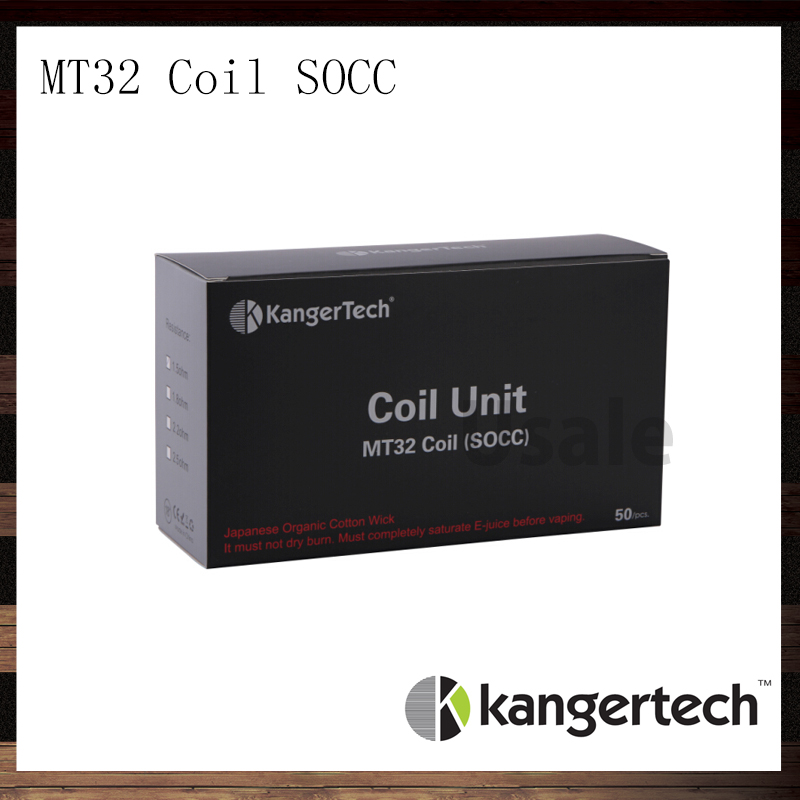 

Kanger Single Coils SOCC Organic Cotton Kangertech Coil Unit MT32 Coil Updated Japanese Organic Cotton Wick Work For Mini Protank 2 Evod