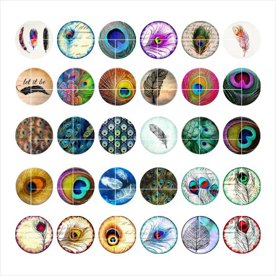

Clasps & Hooks Peacock Feather Snap Button Charm For Bracelet 30pcs / Lot GL039 Noosa,jewelry Making Supplier