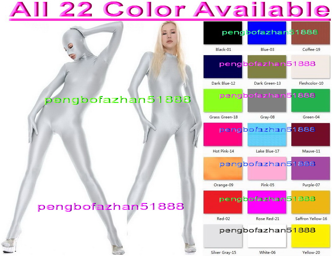 

Unisex Full Outfit 23 Color Lycra Spandex Tights Catsuit Costume Sexy Women Men Bodysuit Costumes With Open Eyes/Mouth Halloween Party Fancy Dress Cosplay Suit P110, Pink