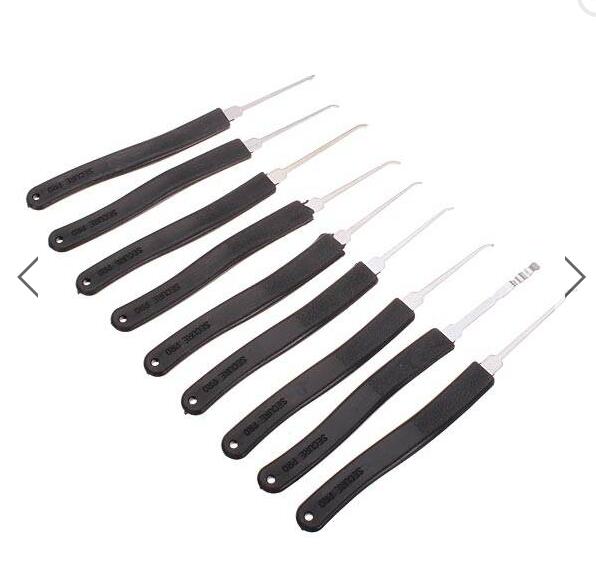 

Klom 9piece Pick Lock Tool Locksmith Tool Door Lock Opener