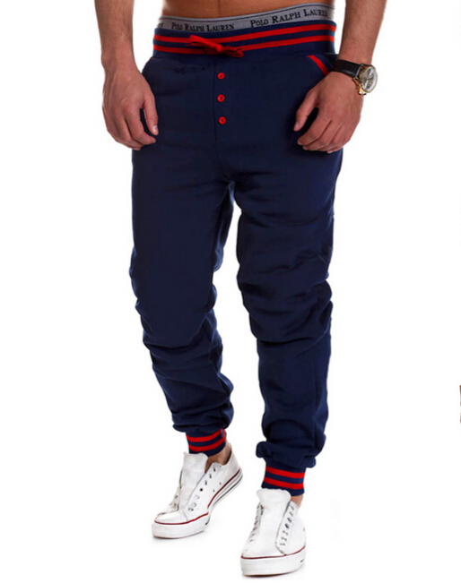

Wholesale-new 2015 style fashion Men's Harem Pants trousers men jogger pants Hip Hop Sweatpants basketball sport pants men Jogging Pants, Grey