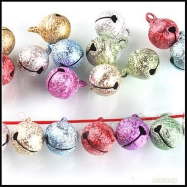 

Wholesale-Festival Styling Christmas 240pcs/lot Mixed Colors Small Jewelry Bells Findings, Ornament Jingle Bells
