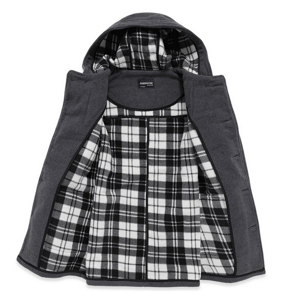 Fall-free shipping 2015 winter dress hooded coat Hot Men's Jackets Coat Male Coat Man Trench 127