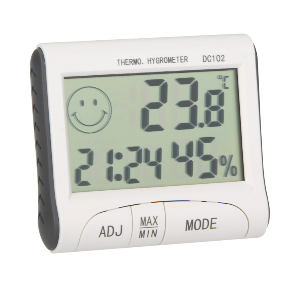 

LCD Digital Temperature Tester Wireless Thermometer Hygrometer Temperature Humidity Meter Clock w/ Magnetic Electronic 2015 New
