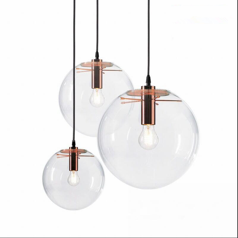 rose gold hanging lights
