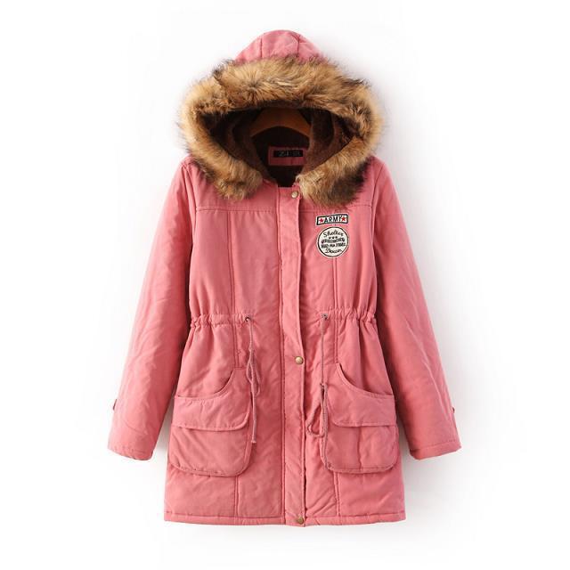 Wholesale-Free Shipping 2015 2015 New Brand Wool Thickening Clothes Winter Women Jackets Duck Down Parkas Women