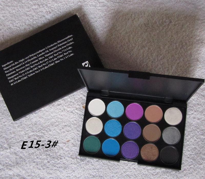 

DHL free shipping MYG 15 Color Professional shimmer Palette Eye Shadows eyeshadow palette Makeup Set Cosmetics 12pcs/lot, As shown