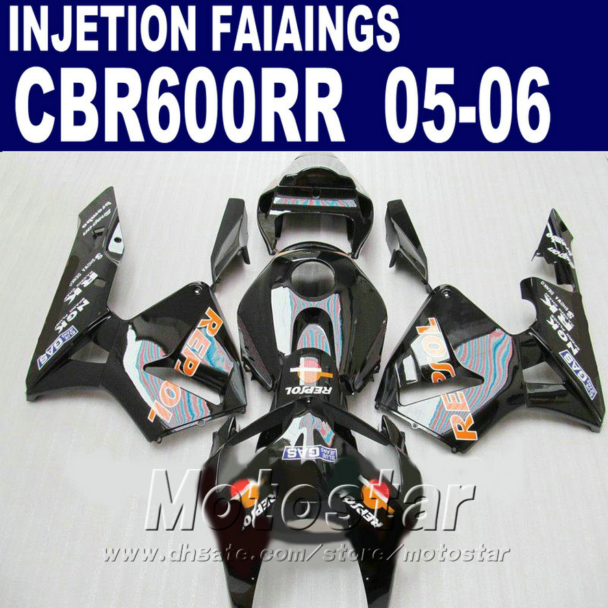 

ABS Plastic Injection Molding for HONDA CBR 600 RR fairing 2005 2006 cbr600 rr 05 06 cbr 600rr fairing kit C9FR, Same as picture