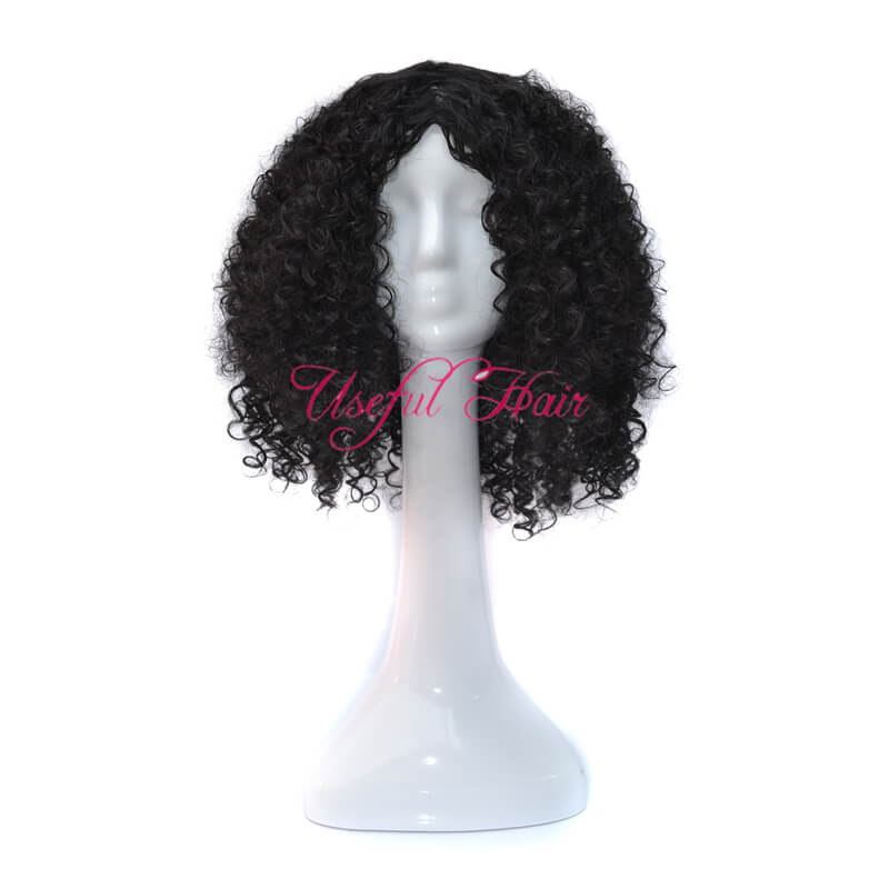 

Bouncy curl comfortable Micro braid wig african american braided wigs KINKY CURLY STYLE OMBRE GREY COLOr 18inch synthetic wiges for black women, Ombre dark nana grey