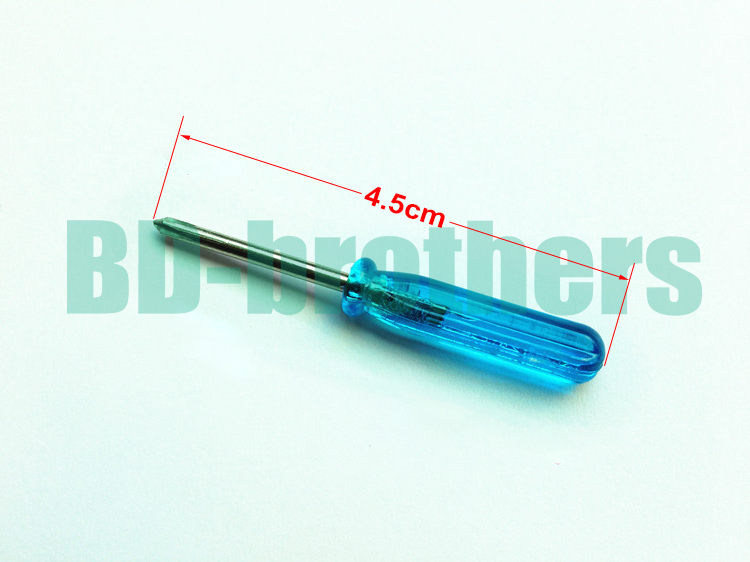 

Blue 45mm Mini Screwdrivers 3.0 2.0 1.6 1.5 Phillips / 2.0 Slotted Screw driver / 1.5 Hexagonal Key Screwdriver 1000pcs/lot
