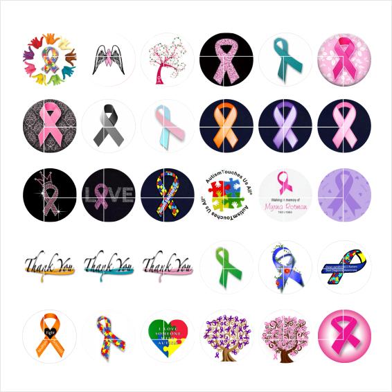 

Clasps & Hooks Ribbon Snap Button Charm For Bracelet 30pcs / Lot GL023 Noosa Jewelry Making Supplier