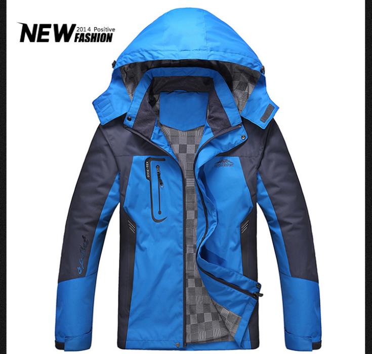 Fall-free shipping outdoors snow jacket men's winter coat cotton hoodies for men jackets for men winter jacket outdoor jacket zipper