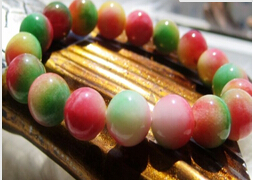 

Real Fine pearls jewelry Free Shipping Mysterious Tibet Race jewelry Colorful unique jade crystal necklace 46cm bracelet 20cm