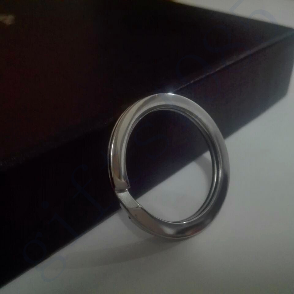 

Hight Quality 316L Stainless Steel Keychain Accessories Key Ring 25MM Diameter