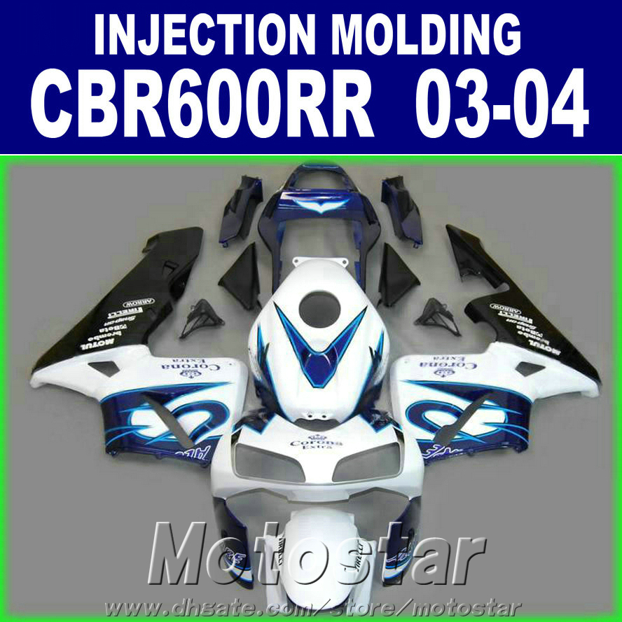 

Customize Injection Molding for HONDA CBR 600RR fairing 2003 2004 fit 03 04 cbr600rr custom fairing Z6BF, Same as picture