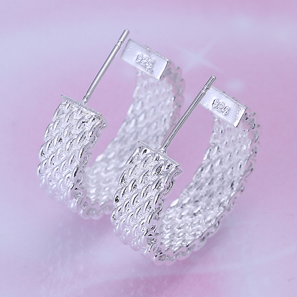 

Brand new sterling silver plated Reticulocyte earrings DFMSE082,women's 925 silver Dangle Chandelier earrings 10 pairs a lot