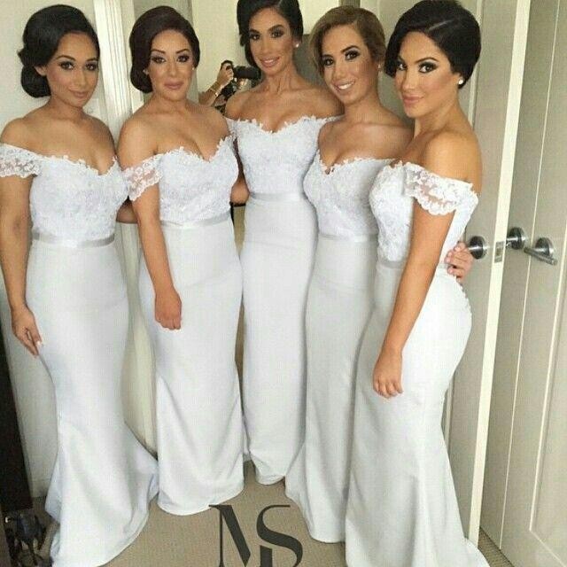 

Saudi Arabic Off the Shoulder Lace Mermaid Bridesmaid Dresses 2016 Middle East Dubai Long Wedding Party Dress Vestido de Fiesta