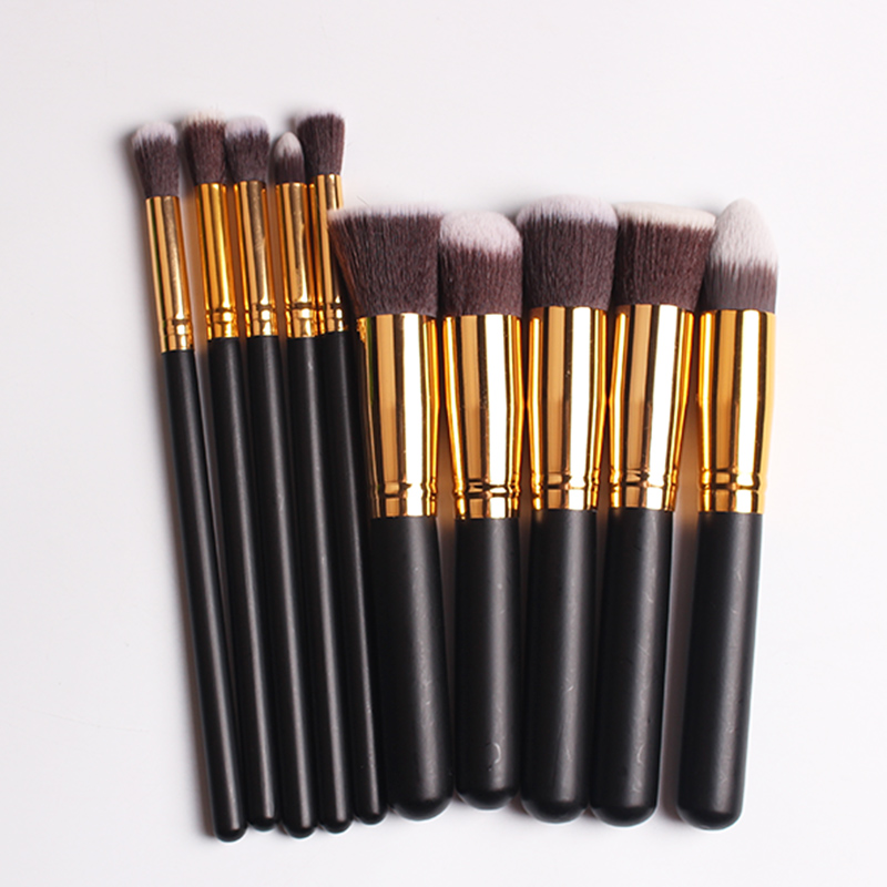 

10pcs Makeup Brushes Set Cosmetics Foundation Blending Powder Eyeshadow Pinceis De Maquiagem Beauty Essentials Makeup Brush Kit
