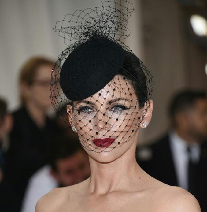 

2018 New Hottest Vintage Hats Perfect Birdcage Headpiece White Black Bridal Net Hat Wedding Bird Cage Veils