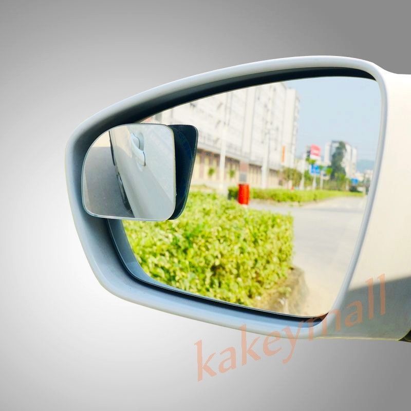 Espejo retrovisor gran angular del coche Rotaci/ón de 360 grados Vista trasera autom/ática Estacionamiento auxiliar Espejos de punto ciego