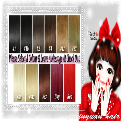 

7A - 220g/pc 10pc/set 100% real human hair/lndian hair clips in extensions real straight full head Top Quality, 1b# natural color