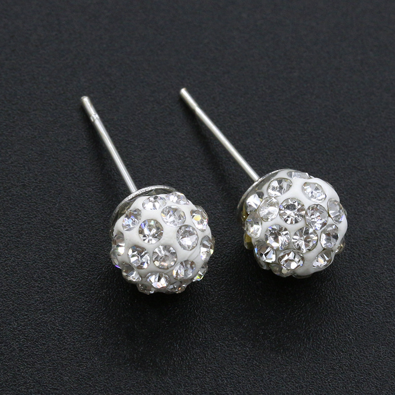 Vente chaude Oreille Stud De Luxe Cristal Zircon 925 Boucles D'oreilles En Argent Pour Les Femmes Nouvelles Fournitures De Mode Bijoux Charme Bou